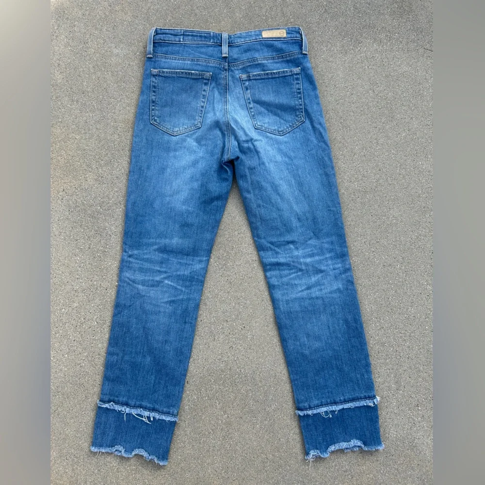 Adriano Goldschmied The Isabelle High Rise Straight Leg Denim Jean Women Sz 26 R - Picture 3 of 10